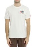t-shirt mc2 saint barth stampata bianco