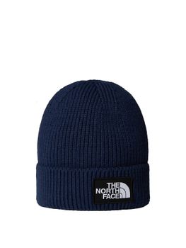 Beanie The North Face Logo Box Cuffed Blue