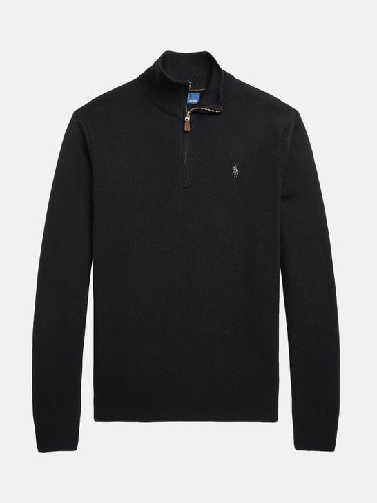 maglia-polo-ralph-lauren-quarter-zip-nero-710876756-002