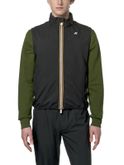 vest k-way valen eco stretch dot v black