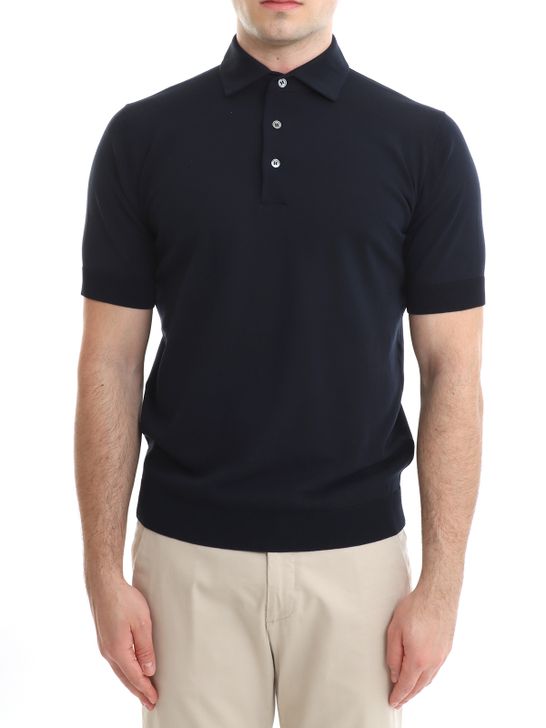 polo-shirt-filippo-de-laurentiis-cotton-blue