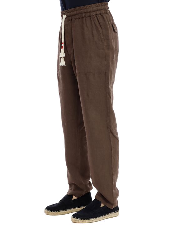 trousers-mc2-saint-barth-calais-brown