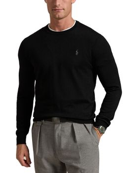 Sweater Polo Ralph Lauren Washable Wool Black