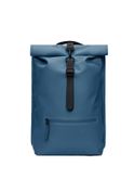 zaino rains rolltop rucksac azzurro