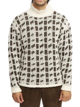 Maglia Rakkì Jacquard Bianco