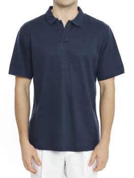 Polo MC2 Saint Barth Lino Blu