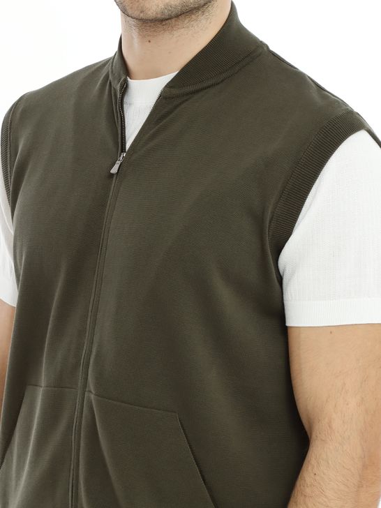 vest-filippo-de-laurentiis-bomber-green