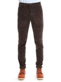 pantaloni briglia 1949 velluto marrone
