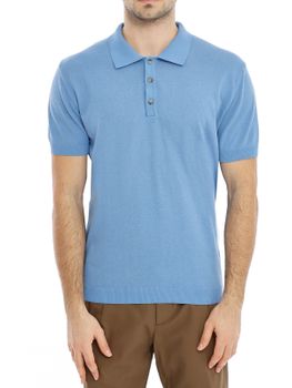 Polo Shirth Pendolum Crepe Light Blue