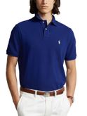 polo polo ralph lauren mesh blu