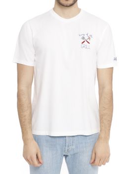 T-Shirt MC2 Saint Barth Portofino Bianco