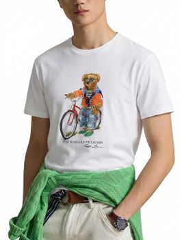 T-Shirt Polo Ralph Lauren Bear Bianco