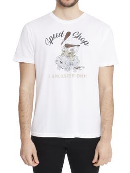 T-Shirt Bl'ker Stampata Bianco