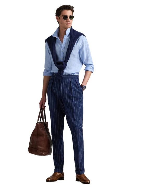 shirt-polo-ralph-lauren-linen-light-blue