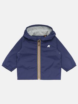 Jacket K-Way E. Jack Stretch Nylon Jersey Blue
