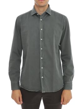 Shirt Bastoncino Gabardine Grey