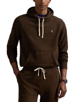 Felpa Polo Ralph Lauren Cappuccio Marrone