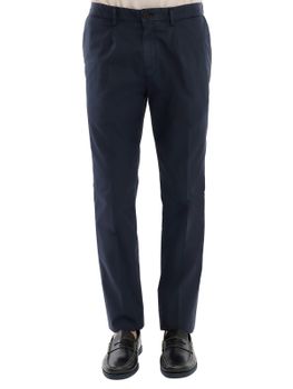 Pantaloni Devore Incipit Cotone Blu