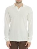 polo shirt mc2 saint barth cotton white