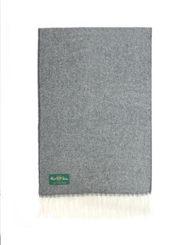 Sciarpa Alan Paine Tackely Cashmere Blu/Grigio