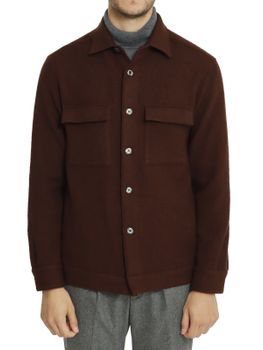 Overshirt Xacus Wool Brown