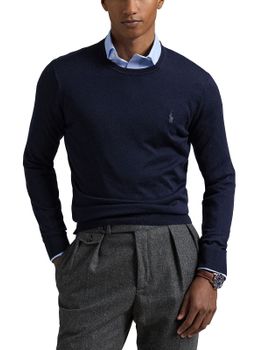 Maglia Polo Ralph Lauren Washable Wool Blu