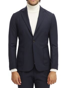Jacket Devore Incipit Travel Wool Blue
