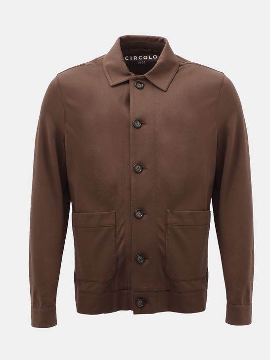 jacket-circolo-1901-piquet-brown
