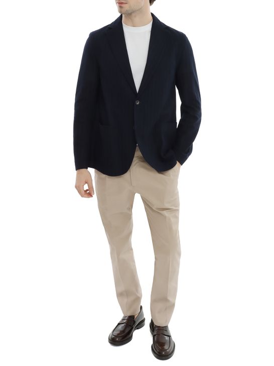 slack-jacket-circolo-1901-blue