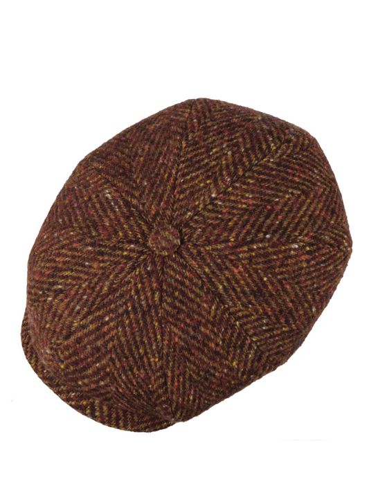 flat-cap-stetson-hatteras-herringbone-orange