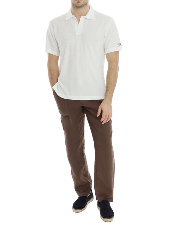 polo-shirt-mc2-saint-barth-terry-white