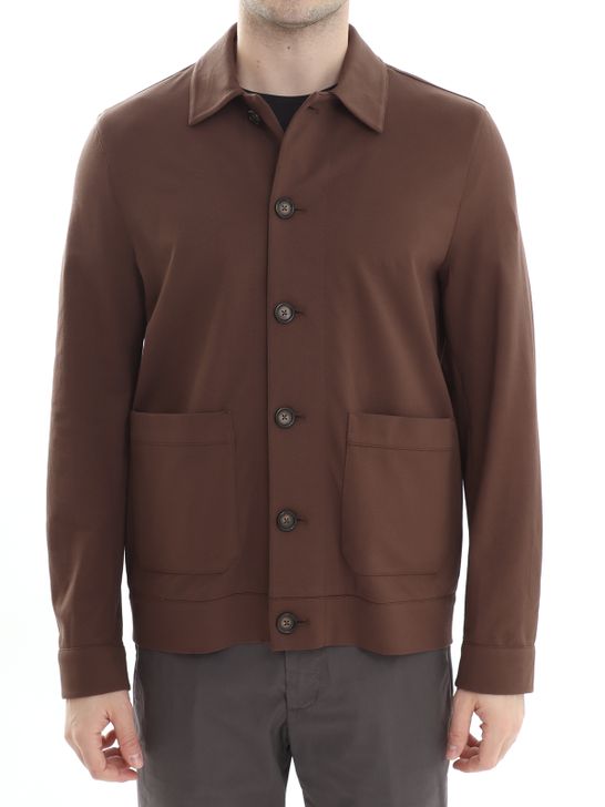 jacket-circolo-1901-piquet-brown