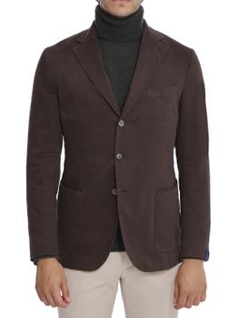 Giacca Santaniello Cotone Marrone