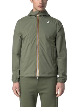 Giubbino K-Way Jack Stretch Nylon Jersey Verde