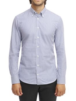 Camicia Bastoncino Doppio Ritorto Blu