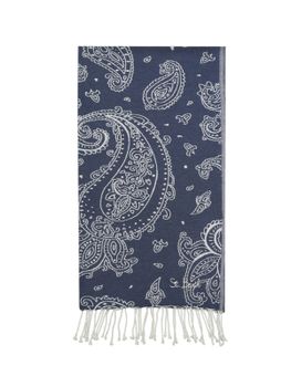 Telo Mare MC2 Saint Barth Foutas Jacquard Blu