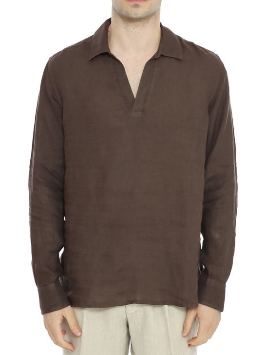 polo-shirt-mc2-saint-barth-ventotene-brown