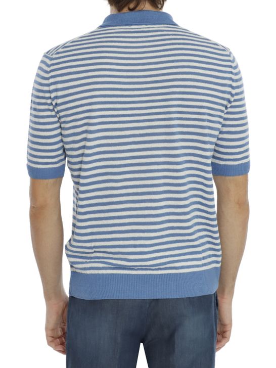 polo-gallia-righe-azzurro-north-18