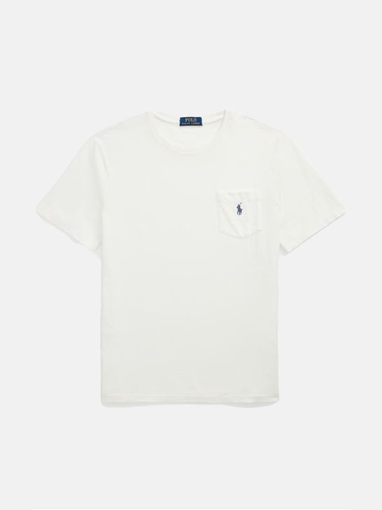 t-shirt-polo-ralph-lauren-pocket-white