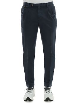 Pantaloni Briglia 1949 Tencel-Cotone Blu