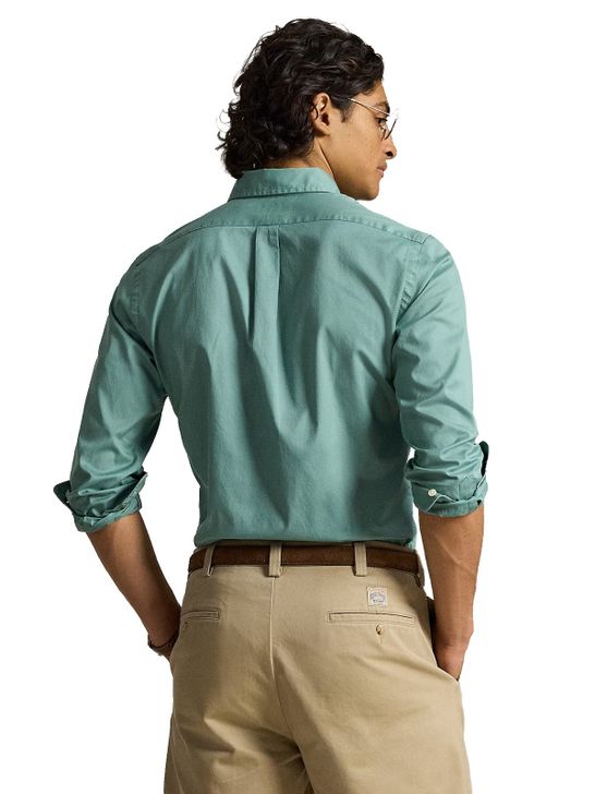 camicia-polo-ralph-lauren-twill-verde-710b20512-009