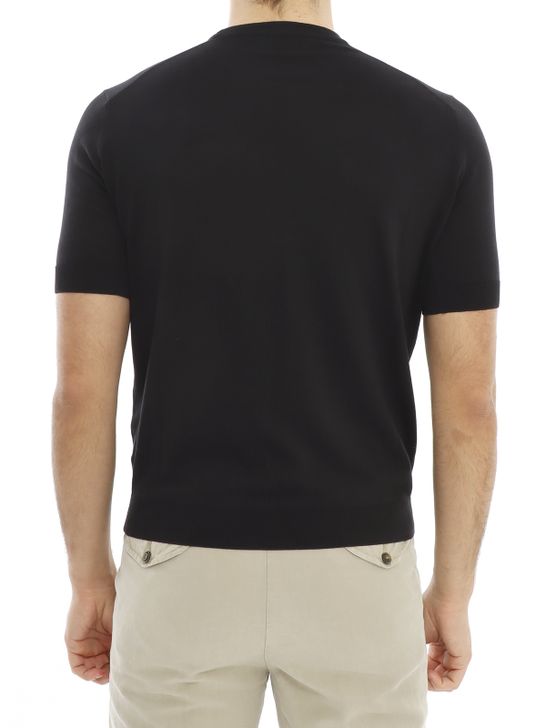 sweater-filippo-de-laurentiis-crepe-black