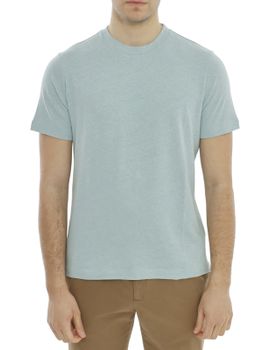 T-Shirt Altea Cotone-Lino Azzurro
