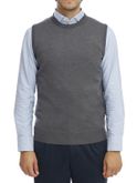 gilet pendolum merinos grigio