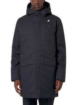 Giaccone K-Way Jarno Twill Marmotta Blu