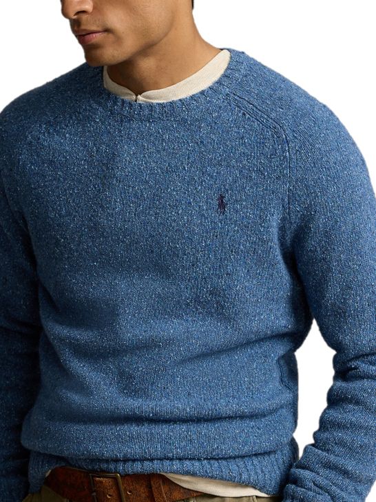 sweater-polo-ralph-lauren-speckled-light-blue