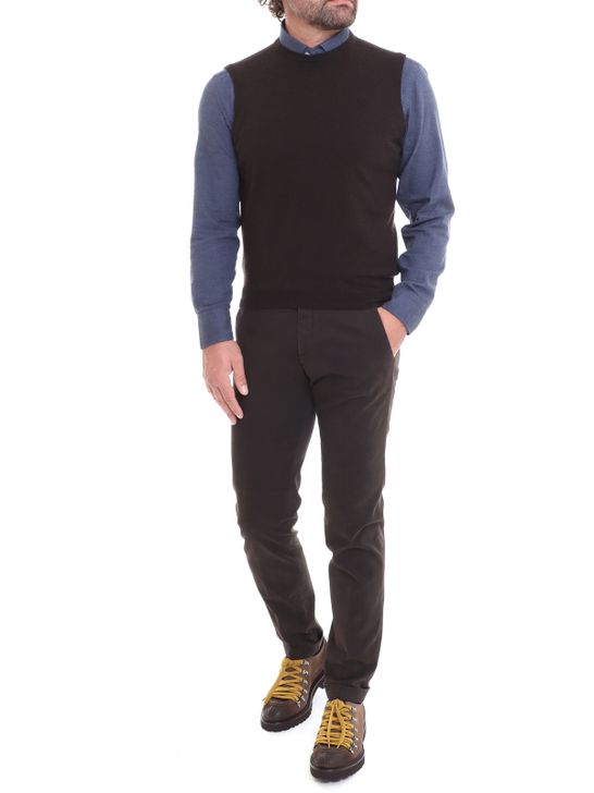 slipover-filippo-de-laurentiis-brown