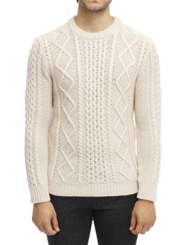 Maglia Rakkì Aran Bianco