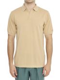 polo shirt mc2 saint barth cotton beige