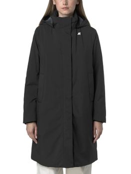 Giaccone K-Way Sonia Soft Touch Marmotta Nero
